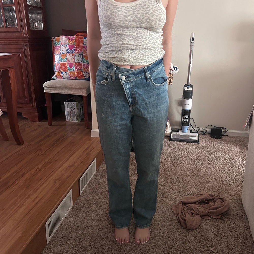 Abercrombie & Fitch Blue Boyfriend Jeans Relaxed Fit